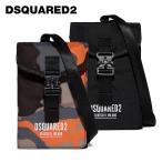 ショッピングディースクエアード DSQUARED2 ディースクエアード セレシオ 9トラベル ネック ウォレット ユニセックス POM0026 CERESIO 9 TRAVEL NECK WALLET 2色 ブラック カモフラージュ