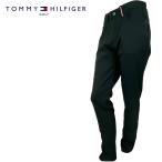 TOMMY HILFIGER GOLF トミーヒルフィガー ゴルフ ベーシック ロング パンツ メンズ THMA228 ブラック   吸水速乾  ゴルフウェア