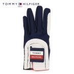 TOMMY HILFIGER GOLFトミーヒルフィガー ゴルフ ワンサイズ グローブ レディース THMG200L LADIES ONE SIZE GLOVE 手袋 ストレッチ フリー トリコロール(ギフト)