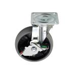 １t台車　Dunk（ダンク）補修用部品　ブレーキ付きキャスター（自在キャスター）　MTRFC1　1個　ALINCO（アルインコ）