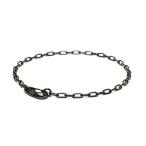 JAM HOME MADE ジャムホームメイド マガダマ チェーン ブレスレット - ブラック メンズ レディース ペア シルバー 925 チェーン