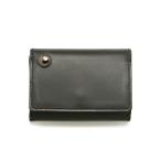 JAM HOME MADE ジャムホームメイド  コンパクトウォレット 三つ折り財布 -LaVish- - オーバル / ブラック / ミニ財布