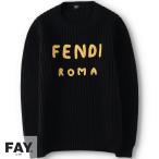 古着 フェンディ FENDI 2020A/W ウールニットセーター イタリア製 メンズL相当 /daa000349
