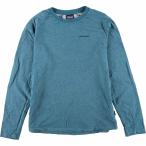 17年製 パタゴニア Patagonia P-6 ロゴ ライトウェイトクルースウェットシャツ ロングTシャツ ロンT メンズM /eaa082347