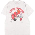 古着 90年代 ジャージーズ Jerzees NBA CHICAGOBULLS シカゴブルズ スポーツプリントTシャツ USA製 メンズL ヴィンテージ /eaa346666