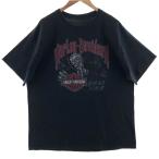 ショッピングハーレーダビッドソン 古着 ハーレーダビッドソン Harley-Davidson 両面プリント モーターサイクル バイクTシャツ メンズXL /eaa381803