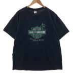 古着 00年代 ハーレーダビッドソン Harley-Davidson HANES モーターサイクル バイクTシャツ メンズXL /eaa390140