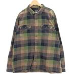 ショッピングパタゴニア 古着 パタゴニア オーガニックコットン 53947FA11 長袖 フランネルチェックシャツ ボックスシャツ メンズXXL相当 /eaa419970