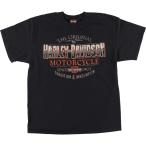 古着 ハーレーダビッドソン Harley-Davidson Hanes モーターサイクル バイクTシャツ メンズL /eaa441589