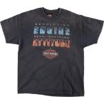 ショッピングハーレーダビッドソン 古着 ハーレーダビッドソン Harley-Davidson モーターサイクル バイクTシャツ USA製 メンズL /eaa445309