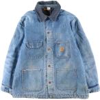 ショッピング古着 古着 70~80年代 ラングラー Wrangler BIG BEN ビッグベン デニムカバーオール USA製 メンズXL相当 ヴィンテージ /eaa458338