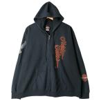 古着 ハーレーダビッドソン Harley-Davidson スウェットフルジップパーカー メンズXXL相当 /eaa459496