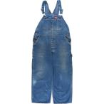 б/у одежда большой размер 90 годы Dickies Dickies Denim комбинезон USA производства мужской w40 соответствует /eaa459840