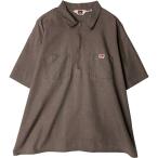 ショッピング古着 古着 ビッグサイズ ~90年代 ベンデイビス ハーフジップ 半袖 ワークシャツ ボックスシャツ USA製 メンズXXXL相当 ヴィンテージ /eaa477294