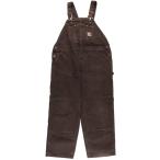  б/у одежда Carhartt Carhartt большой размер двойной колено Duck комбинезон мужской w46 соответствует /eaa477450