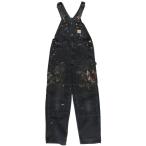  б/у одежда Carhartt Carhartt краска двойной колено Duck комбинезон мужской w36 соответствует /eaa477454