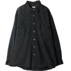 ショッピング古着 古着 リーバイス Levi's RED TAB 長袖 ブラックデニムシャツ メンズXL相当 /eaa477964