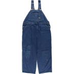 б/у одежда большой размер 60~70 годы Oshkosh Osh kosh Denim комбинезон USA производства мужской w43 соответствует Vintage /eaa504065 [ss2601_50]