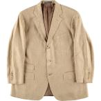 古着 ラルフローレン Ralph Lauren POLO by Ralph Lauren へリンボーン シルクテーラードジャケット イタリア製 メンズL相当 /eaa512918