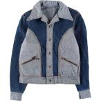 古着 70年代 リー Lee リバーシブル デニムジャケット Gジャン USA製 メンズS相当 ヴィンテージ /eaa515249