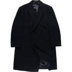 古着 SAVOY TAYLORS GUILD カシミア混 ダブルブレスト ウール チェスターコート メンズL相当 /eaa523248