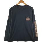 古着 ハーレーダビッドソン Harley-Davidson 鷲柄 イーグル柄 バックプリント ロングTシャツ ロンT メンズM相当 /eaa527146