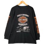 ショッピングハーレーダビッドソン 古着 ハーレーダビッドソン Harley-Davidson モーターサイクル ロングTシャツ ロンT メンズM相当 /eaa529783 【ss2601_10】