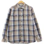 古着 ギャップ GAP STANDARD FIT 長袖 ヘビーネルチェックシャツ メンズL相当 /eaa534430