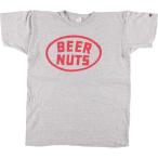 古着 80年代 チャンピオン Champion トリコタグ アドバタイジング BEER NUTS ビールナッツ プリントTシャツ USA製 メンズXL相当 /eaa535424