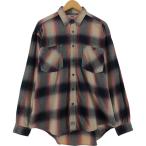 古着 90年代 リーバイス Levi's オンブレチェック 長袖 ライトネルチェックシャツ メンズL相当 ヴィンテージ /eaa535637