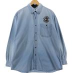 古着 ハーレーダビッドソン Harley-Davidson 長袖 ボタンダウンデニムシャツ メンズXL相当 /eaa536523