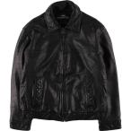 古着 ドッカーズ DOCKERS PREMIUM スイングトップタイプ レザーブルゾン メンズM相当  /eaa536903