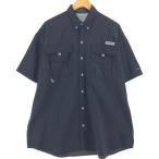 古着 コロンビア Columbia PFG ボタンダウン 半袖 フィッシングシャツ メンズXL相当 /eaa537544