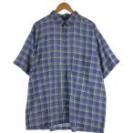 古着 パタゴニア Patagonia ORGANIC COTTON オーガニックコットン 半袖 コットン チェックシャツ ボックスシャツ メンズXL相当 /eaa537613