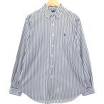 古着 ラルフローレン Ralph Lauren CLASSIC FIT 長袖 ボタンダウンストライプシャツ メンズM相当 /eaa539315