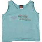  б/у одежда 90 годы Harley Davidson Harley-Davidson майка USA производства женский S соответствует /eaa540483 [SS2603_10]