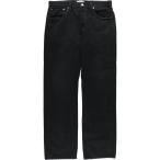 古着 リーバイス Levi's 501 ORIGINAL STRAIGHT LEG BUTTON FLY ブラックデニム ストレートデニムパンツ メンズw34相当 /eaa540975 【SS2512_30】