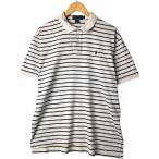 古着 ラルフローレン Ralph Lauren POLO by Ralph Lauren 半袖 ボーダー ポロシャツ メンズL相当 /eaa543026