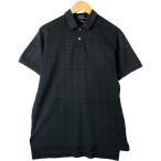古着 90年代 ラルフローレン POLO by Ralph Lauren ブラックウォッチチェック 半袖 チェック ポロシャツ USA製 メンズL相当 /eaa543027