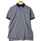 古着 ラルフローレン Ralph Lauren POLO by Ralph Lauren 半袖 ボーダー ポロシャツ メンズL相当 /eaa543035