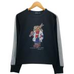  б/у одежда Ralph Lauren Ralph Lauren POLO RALPH LAUREN Polo Bear принт спортивная фуфайка футболка женский M соответствует /eaa544832 [SS2509_30]
