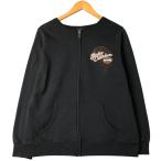 ショッピングハーレーダビッドソン 古着 ハーレーダビッドソン Harley-Davidson フルジップスウェットシャツ トレーナー メンズXL相当 /eaa545965
