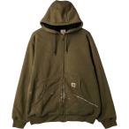 古着 カーハート Carhartt ペイント スウェットフルジップパーカー メンズXL相当 /eaa545978
