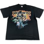 古着 00年代 TENNESSEE RIVER MEGADETH メガデス ドクロ柄 スカル柄 バンドTシャツ バンT メンズL相当 /eaa546508 【SS2509_30】