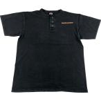 古着 90年代 ハーレーダビッドソン ヘンリーネック モーターサイクル バイクTシャツ USA製 メンズL相当  ヴィンテージ /eaa549953