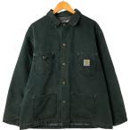 ショッピング古着 古着 80~90年代 カーハート Carhartt ミシガンチョアコート ダックカバーオール USA製 メンズL相当 ヴィンテージ /eaa550167