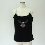  б/у одежда 00 годы Harley Davidson Harley-Davidson. рисунок Eagle рисунок укороченные брюки длина топ USA производства женский L соответствует /eaa550606 [SS2603_30]