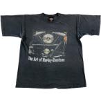 古着 90年代 ハーレーダビッドソン Harley-Davidson  エンジン モーターサイクル バイクTシャツ メンズL相当 /eaa551187