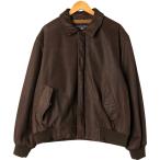 古着 ドッカーズ DOCKERS 中綿入り レザーフライトジャケット メンズXL相当 /eaa555338