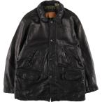 ショッピングTimberland 古着 90~00年代 ティンバーランド Timberland レザーカーコート メンズM相当 ヴィンテージ /eaa555928